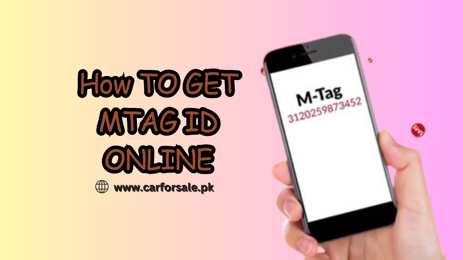 HOW TO GET M TAG ID ONLINE